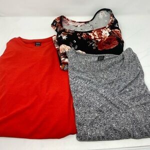 Bundle of 3 Women’s Long-sleeve Tops Size XS